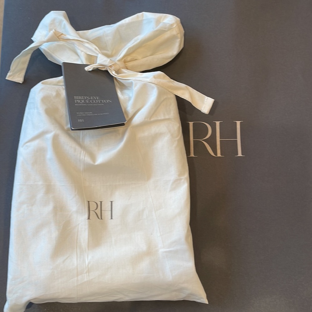 Restoration Hardware Bird’s-Eye Pique Euro Sham